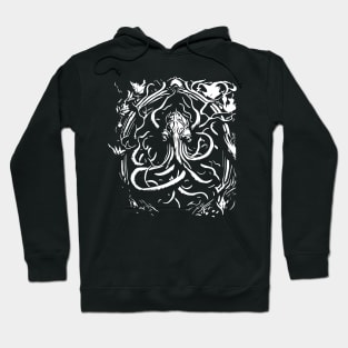 detailed octopus sea creature Hoodie